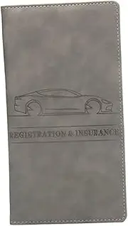 [Holibanna] Car Registration Insurance Card Holder Compact Credit Wallet for Secure Storage Multi Functional License Case Elegant Design for Daily Use Travel