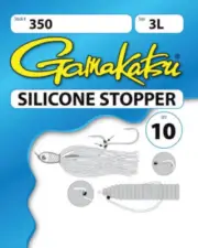 Gamakatsu Silicone Stopper M - XXL Trailer Hooks & Texas-Rig Plastics Pick Size
