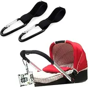 ULDIGI Multi-Purpose Baby Stroller Hooks Nylon Hook Hangers 4 Pack for New Parents on The Go
