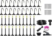Garden Irrigation System, Automatic Plant Watering Kit, Outdoor Tubing Hose Set, Adjustable Nozzle Sprinkler, Efficient Lawn and Patio Misting Solution, Sturdy Gardening Accessories