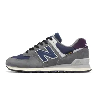 New Balance 休閒鞋 574 男鞋 女鞋 灰 藍 復古 麂皮 Cordura 拼接 運動鞋 NB 紐巴倫 U574KGN-D