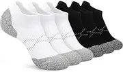 [Gonii] Ankle Socks Womens Running Athletic No Show Socks Cushioned 5-Pairs