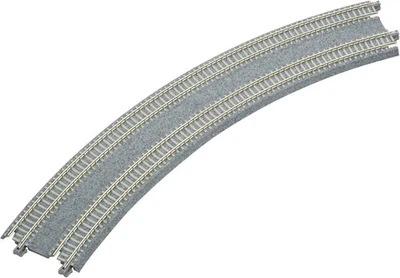 KATO N Gauge Double Track Curve R414/381-45° 2pcs 20-181 Model Train Track