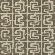 Kravet Couture Modern Contemporary Linen Print Fabric- Oui Bloc / Canyon 2.25 yd