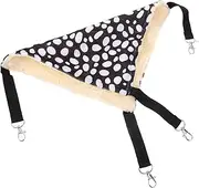 ROMISBABA Cat Hanging Hammock Bed Thick Warm Reversible Cat Hammock for Animals Cozy Sleeping Space for Cats Rats and More for Indoor Use and Cage Hanging