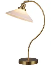 [Lexi Lighting] Gemma Glass Table Lamp in White
