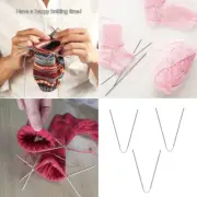3 Pcs Circular Knitting Needle Cable Needle Sewing Supplies for Knitting Socks
