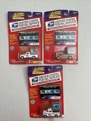 Lot of 3 Johnny Lightning USPS American Truck Stamp Collection Dinosaur Series