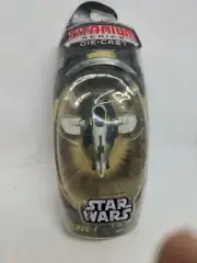 Star Wars Die Cast SLAVE 1 titanium Series *New* 2005 micro machines Jango fett