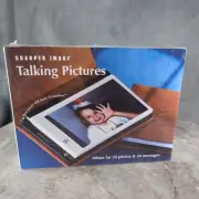 Sharper Image Talking Pictures 24: Album Photos & Messages Photo Book NEW SEALED