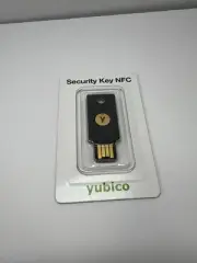 Security Key NFC by Yubico - Black, FIDO - New in Package USB-A, Authentication