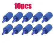 10pcs Aquarium Fish Tank Aerator Air Stone Diffuser Oxygen Bubbles Pump Blue
