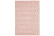 Rug Culture Nude Soft Pink Krisha Tribal Trellis Rug