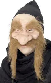 Gold Digger Adults Half Face Latex Mask