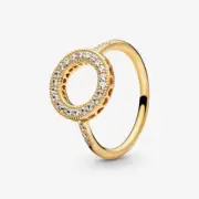 NEW Pandora Shine SPARKLING HALO Ring 52 6 168751C01 RETIRED