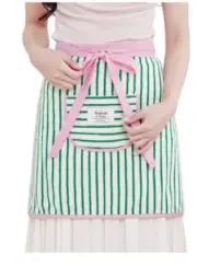Cooking Apron Kitchen Chef Stripe Bib Apron Women