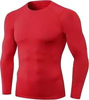 [EAONLFP] Men's Compression Shirts Long Sleeve Sport Workout T-Shirt Running Cool Dry Tops Active Baselayer Undershirts