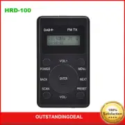 HRD-100 Portable DAB Receiver FM Transmitter Digital Radio For Ham Radio Car-