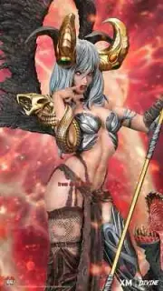 XM Studios Top Cow Series 1/4 Scale Angelus Statue 100% Authentic+ Sideshow Book