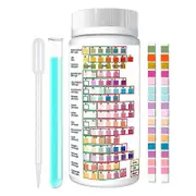 16 in 1 Water Testing Kits for Drinking Water- Home Water Test Kit,Water Quality Measurement Kits (100Pcs Test Strips ) as shown