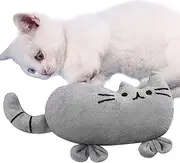 5 Plush Cat Toys No Catnip, Cat Toys Pet Kitten Shape, Interactive Cat Toys with Sound for Indoor Cats, Promotes Kitten Exercise Yyss