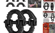 2 Pack 1/2" Safety Chain Connector Link, G80 Tow Hitch Hammerlock Coupling