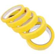 5 Rolls Masking Tape Adhesive Car Paint Protective Automotive Crepe Paper
