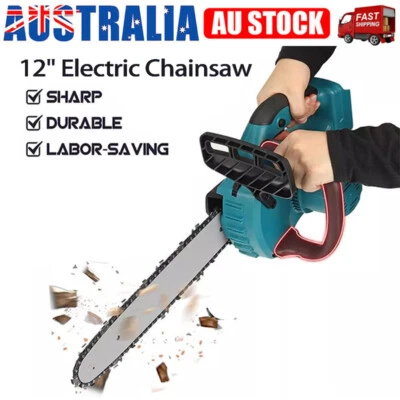 12'' Cordless Brushless Wood Cutting Saw Chainsaw Handle For Makita 18V Battery
