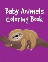在飛比找博客來優惠-Baby Animals Coloring Book: Fu