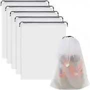 [BLESSEDNESS] 5pcs Portable Shoe Storage Bags, Multifunctional Waterproof Cosmetic Bag Lingerie Bag Travel Storage Bag Dust Bag Shoe Storage Bag.