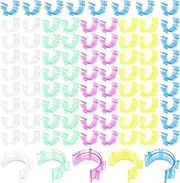 85 Pcs Sewing Bobbin Clips Bobbin Holder Clips Colorful Bobbin Holder Clamps Thread Clips Sewing Tool Accessory Prevent Thread Tails for Thread Spool Organizing, 5 Colors