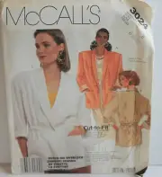 McCalls 3024 Sewing Pattern Jacket Size 8 10 12