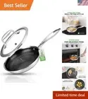 Versatile 8-Inch Frying Pan - Induction Ready with Easy-Clean Non-Stick Surface
