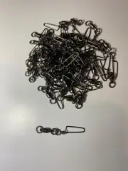50 Snap Swivels #4 Stainless Steel Coastlock Fishing Duck Goose Decoys Trot Line