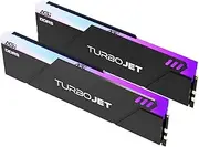 AGI UD858 Turbojet RGB DDR5 32GB (2x16GB) DDR5 6000MHz CL30, 288-Pin UDIMM PC Memory RAM, Compatible with AMD Expo and Intel XMP