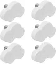 6 Pack of Soft Rubber Cartoon Drawer Handles Boys and Girls Cabinet Knobs Fun Safe for Children Nursery to Kitchen