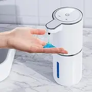 Automatic Soap Dispenser, 380 ml, Electric Wall Mounting, Non-Contact Automatic Soap Dispenser, USB Rechargeable with Infrared Motion Sensor for Bathroom, Kitchen, Office