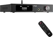 LOXJIE A40 165W*2 Digital Power Power Amplifier Headphone Amplifier decoding DSD256,BT 5.1,Optical I2S HDMI ARC PHONO Inputs & Subwoofer Output & Remote Control