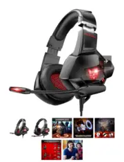 ONIKUMA K11 LED Gaming Headset w/ Microphone for PS4 New Xbox One PC Switch