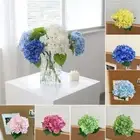 Silk Petal Artificial Hydrangea Flower DIY Lifelike Plants Gift