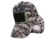 USA America Flag Army Green Patch ACU Digital Camo Baseball Cap CAP610A Hat