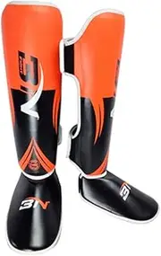 Zxpjkyu Shin Guards for Kickboxing, Thai MMA, Karate, Martial Arts Or Kickboxing | Sparring Pads for Legs, Feet and