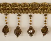 Beaded FRINGE Trim for DRAPERY and UPHOLSTERY Per Yard