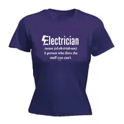 Electrician Noun Sparky - Funny Novelty Womens T-Shirt T Shirt Tshirt