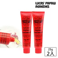 在飛比找momo購物網優惠-【LUCAS】木瓜霜神奇萬用霜25g(買1送1)