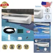 304 Stainless Steel Pond Waterfall Spillway Kit - Soothing Water Feature 12-Inch