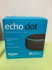 Echo Dot 3rd Gen - NEW Smart speaker with alexa black