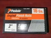 Paslode, Finishing nail, 20 Degree Angled galvanized, 16 Gauge, 2000 /box