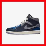 Nike Air Jordan 1 Mid SE Craft Obsidian French Blue DR8868-400 Mens Size 12.5