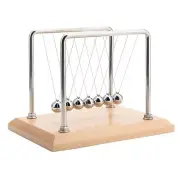 Large Newtons Cradle Pendulum with 7 Balls, Physics Perpetual Motion Desk Toy...